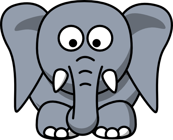 600x487 Black And White Baby Elephant Clip Art. Giraffe Stock Images