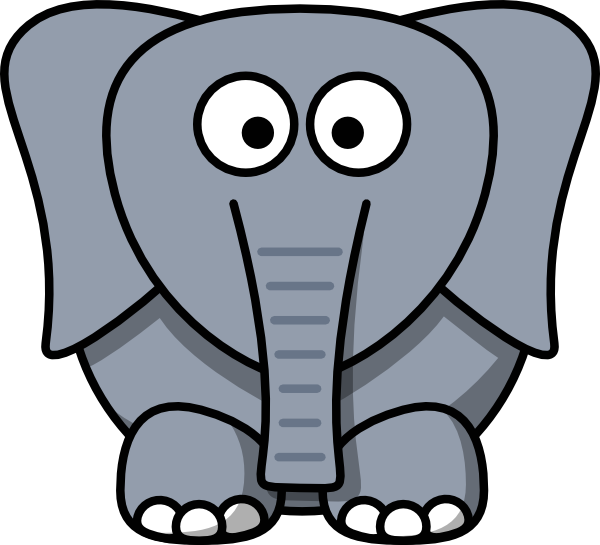 600x545 Cartoon Elephant Clip Art Clipart Panda
