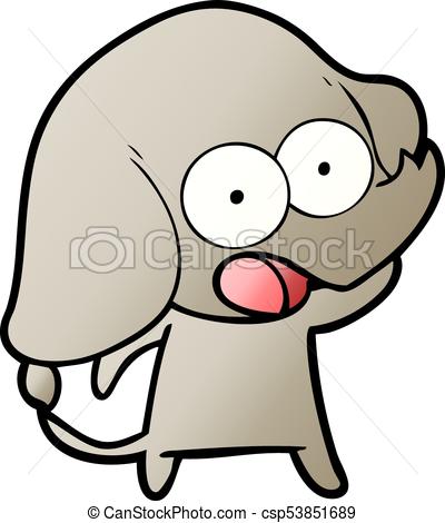 400x470 Cute Cartoon Elephant Vector