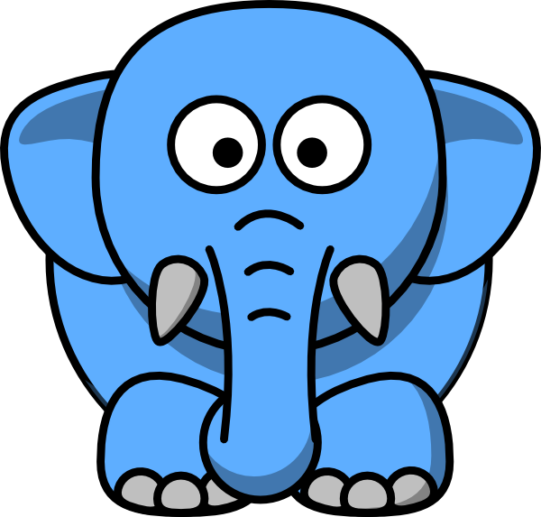 600x573 Elephants Cartoon