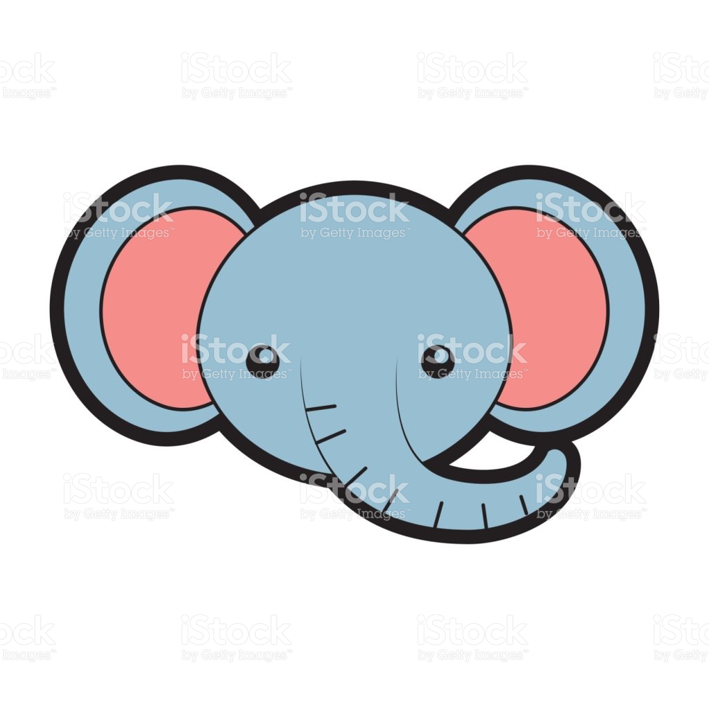1024x1024 Collection Of Elephant Face Clipart High Quality, Free