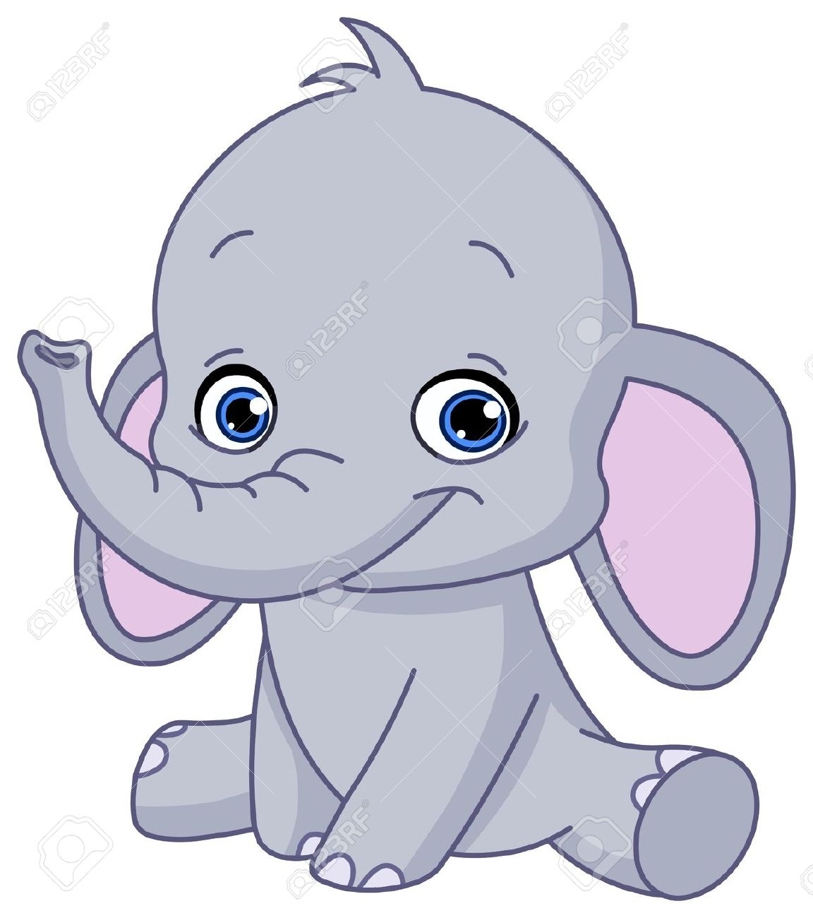 1152x1300 Baby Elephant Face Clipart
