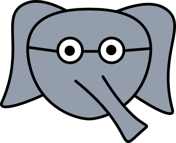 600x486 Elephant Face Clipart