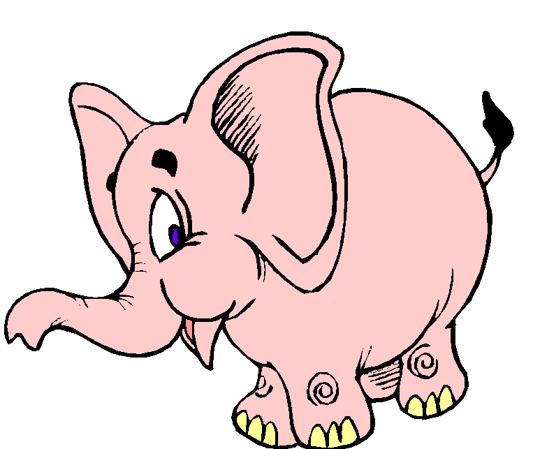 763x643 White Elephant Clipart