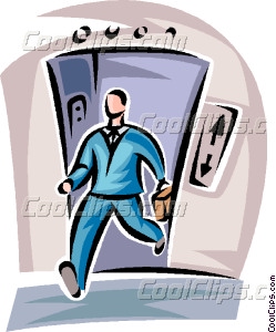 249x300 Man Walking Off Of The Vector Clip Art