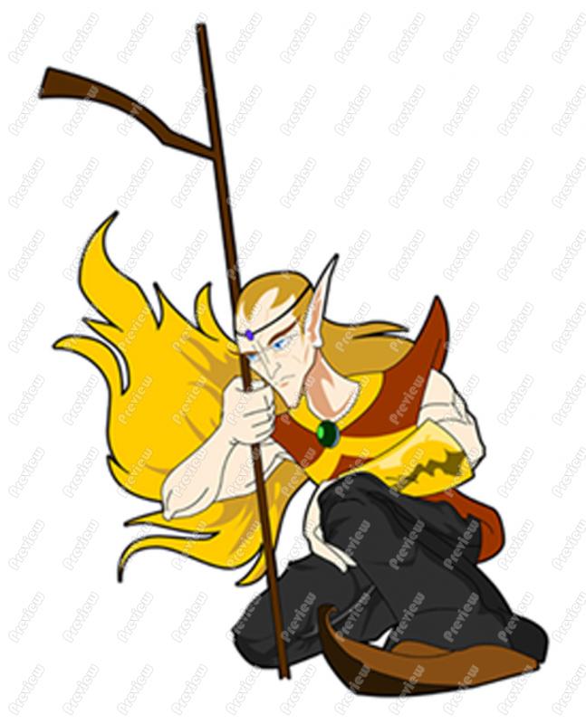 647x800 Elf Clip Art