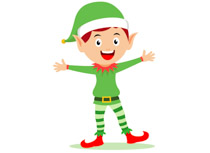 210x153 Elf Clipart