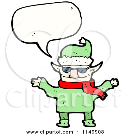 450x470 Cartoon Elf Clipart