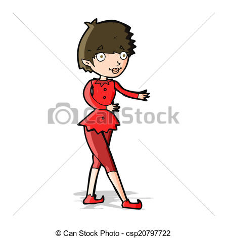 449x470 Cartoon Christmas Elf Woman Vector Illustration