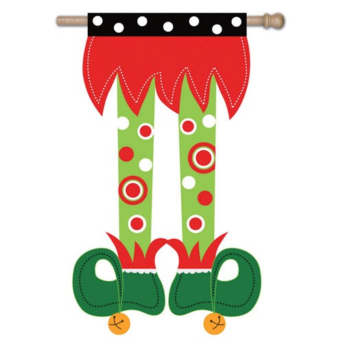 500x500 Christmas Elf Legs Clipart