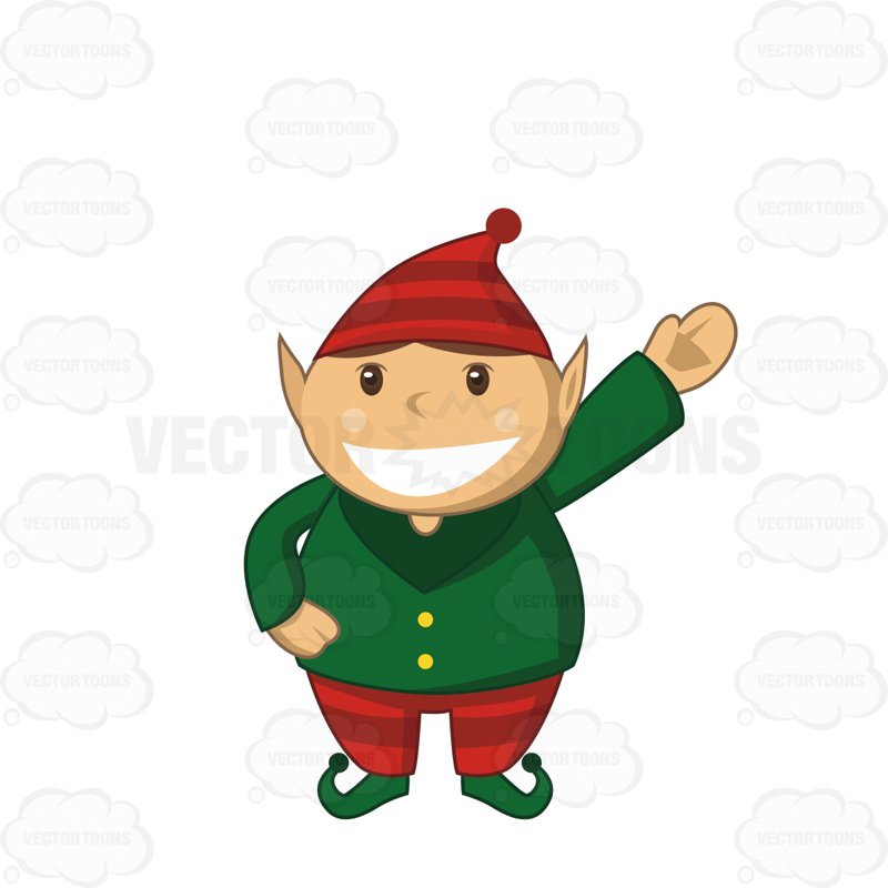 800x800 Elf Cartoon Clip Art
