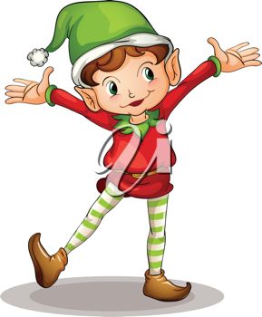 289x350 Boy Elf Clipart