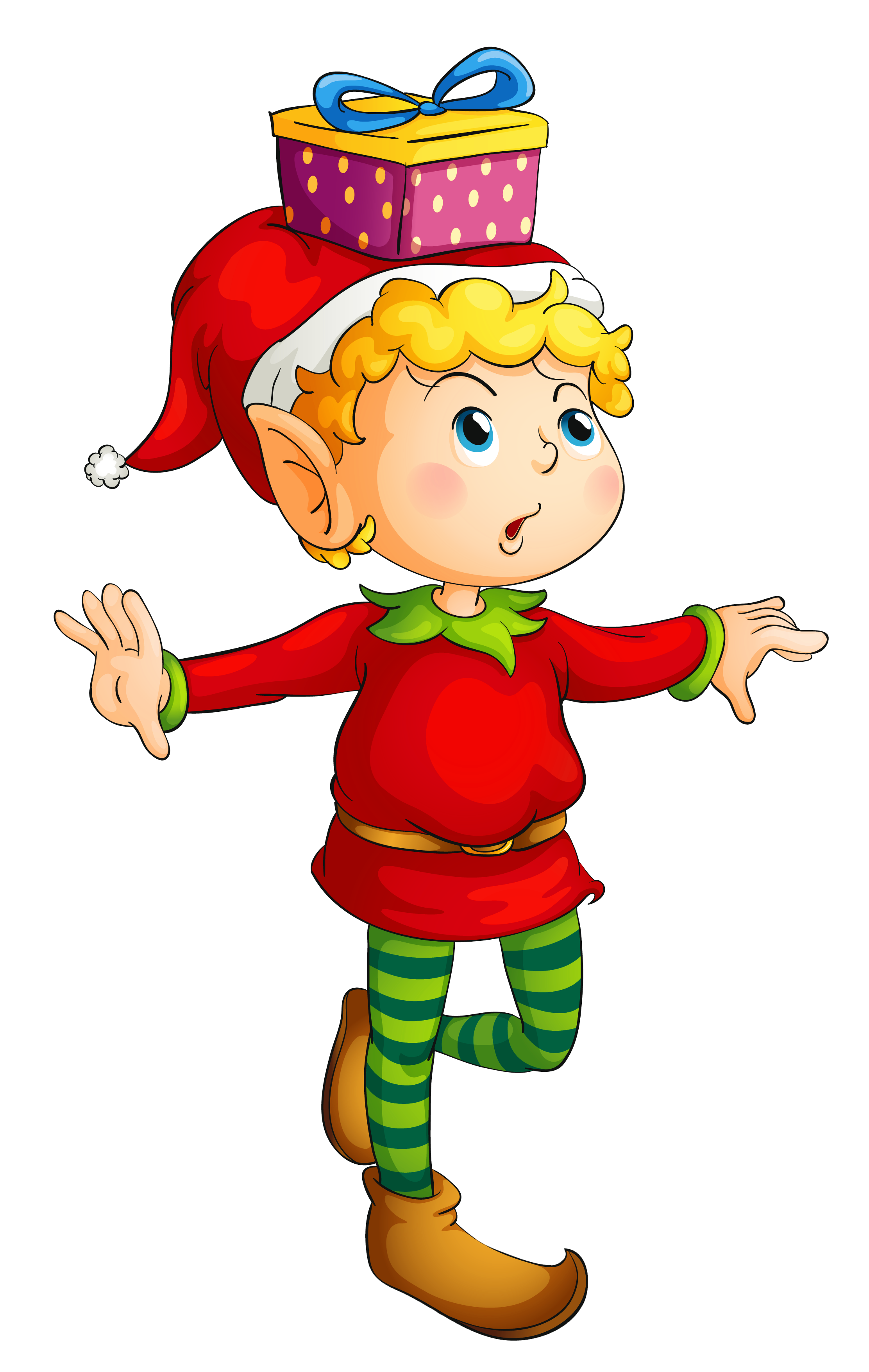 2224x3510 Christmas Elf Clipart Transparent Collection