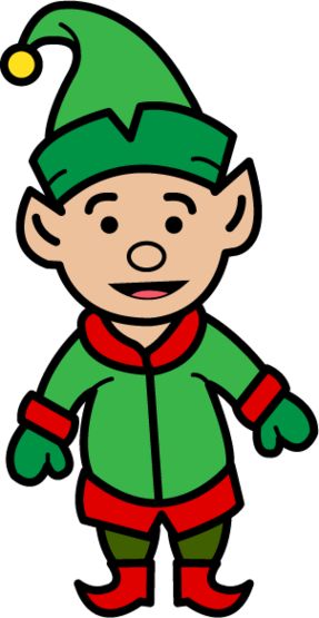 287x555 Elf Clipart Group