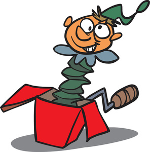 296x300 Box Clipart Santa Elf