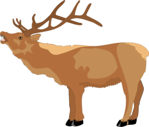 298x255 Reindeer Mooing Clip Art