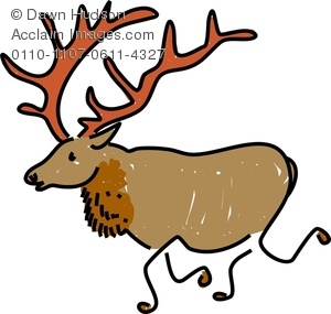 300x285 Cartoon Elk Clipart Amp Stock Photography Acclaim Images