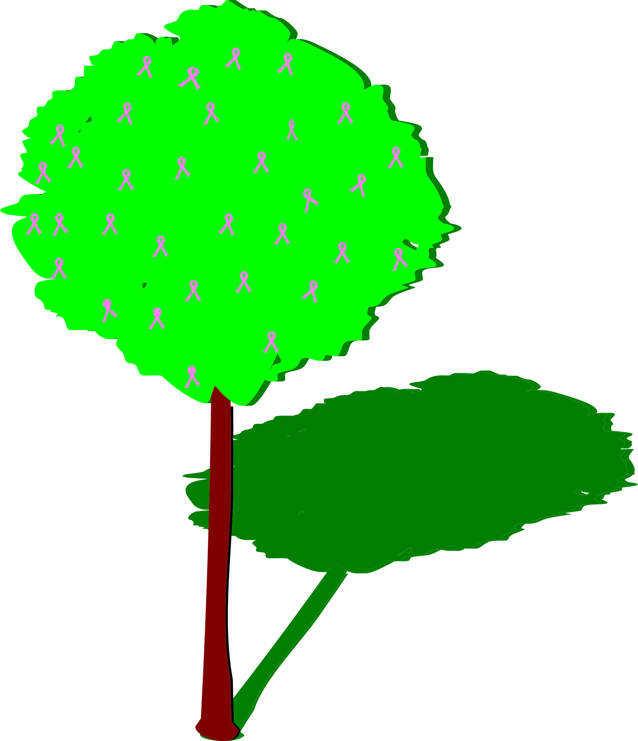 2066x2400 Shadow Of A Tree Clipart