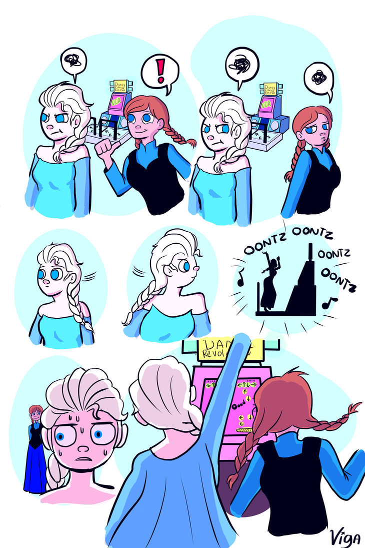 730x1095 Frozen Anna And Elsa And Ddr By Starlightv