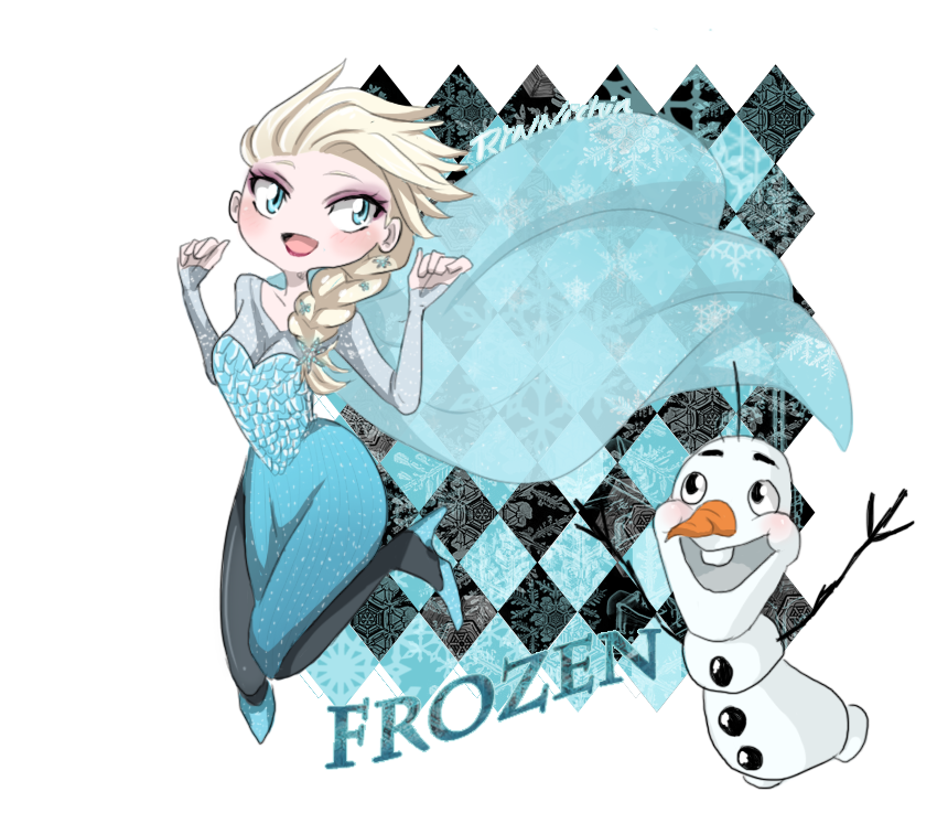 850x737 Fan Art] Frozen Elsa And Olaf By Rinnichin