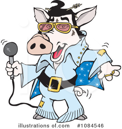 400x420 Elvis Cartoon Clipart