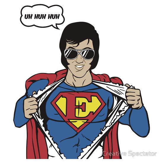 550x550 Superman Super Elvis Presley. Omg I Need This For Me, Me, Me
