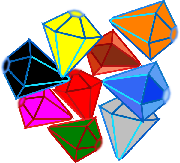 600x545 Gems Clip Art