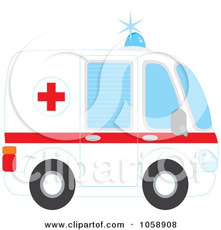 450x470 Clipart Of A Toy Ambulance