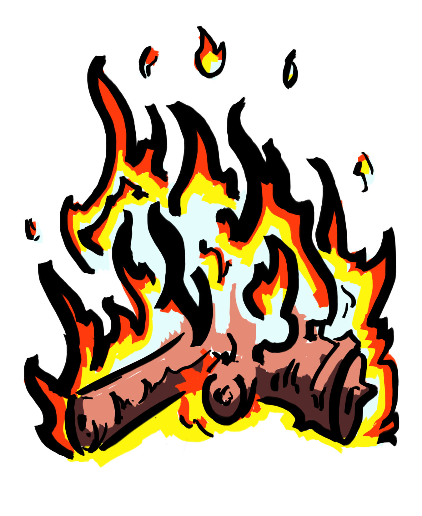 1350x1650 Burn Clipart Fire Emergency