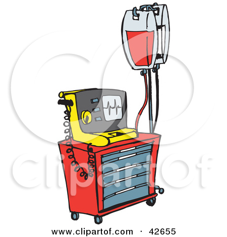 450x470 Hospital Cart Clipart