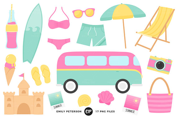 570x379 Beach Clip Art Summer Clipart Ocean Clip Art Commercial