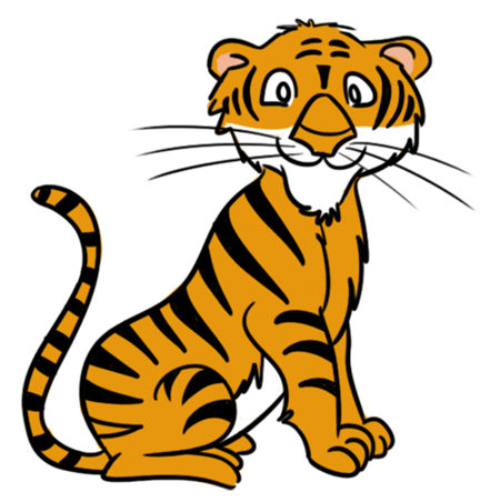450x452 Free Tiger Clip Art Image