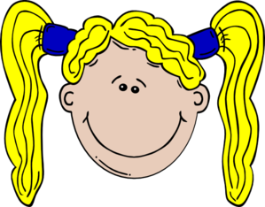299x234 Blonde Girl Clip Art