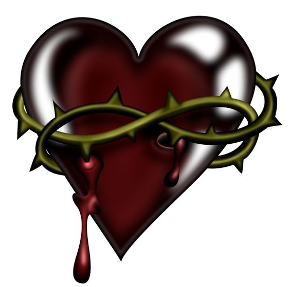 564x559 Emo Hearts Clipart