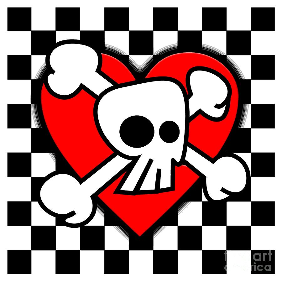 900x900 Emo Clipart Skull