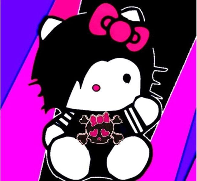651x599 23 Best Emo Hello Kitty Images On Hello Kitty Art
