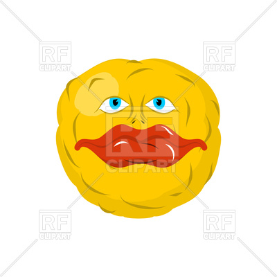 400x400 Smiling Emoji Royalty Free Vector Clip Art Image