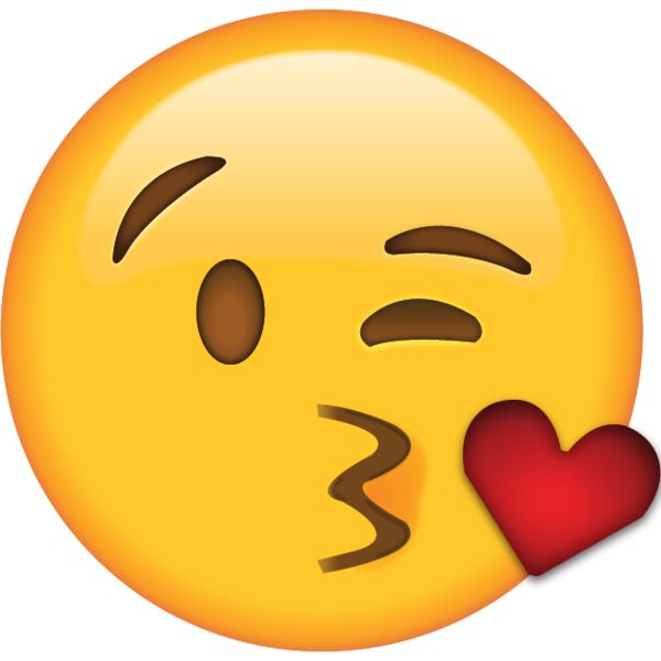 600x600 Kisses Clipart Emoji 3649454