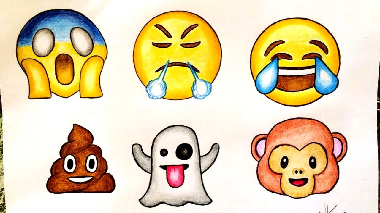 1280x720 Cute Emoji Drawings