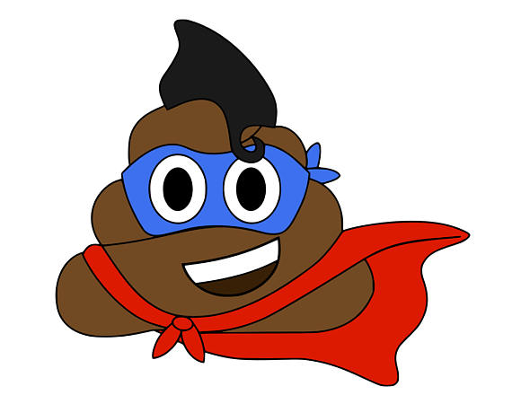 570x440 Super Hero Emoji Poop Svg Png Pdf And Dxf File