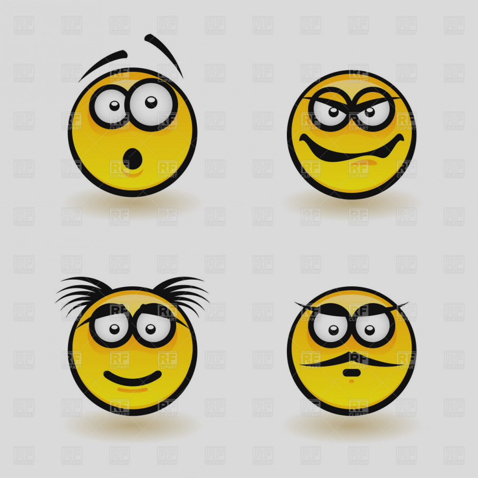 940x940 Awesome Of Smiley Faces Clip Art Face Emotions Clipart Panda Free