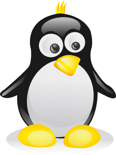 444x595 Small Penguin Cliparts