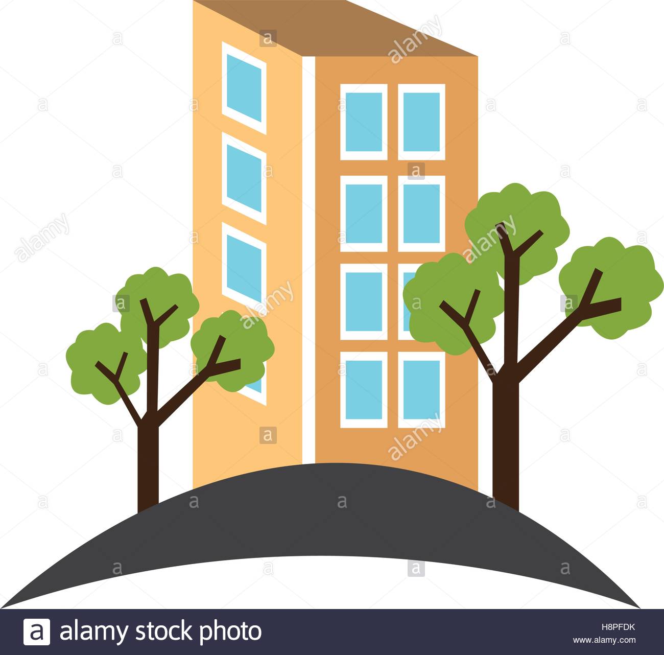 1300x1282 New York Empire State Building Street Stock Vector Images