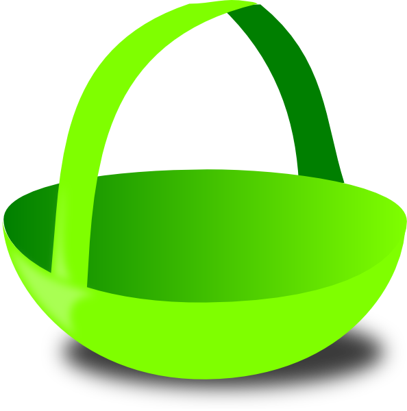 594x600 Empty Easter Basket Clip Art