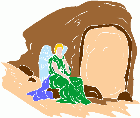 490x415 Free Clipart Jesus Empty Tomb