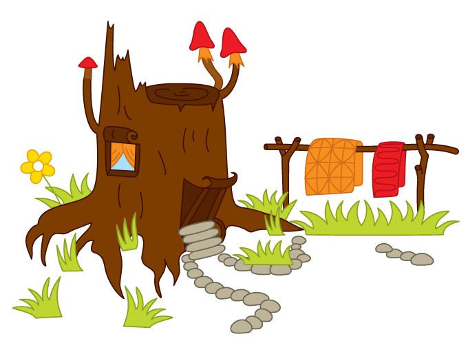 680x511 Forest House Clipart