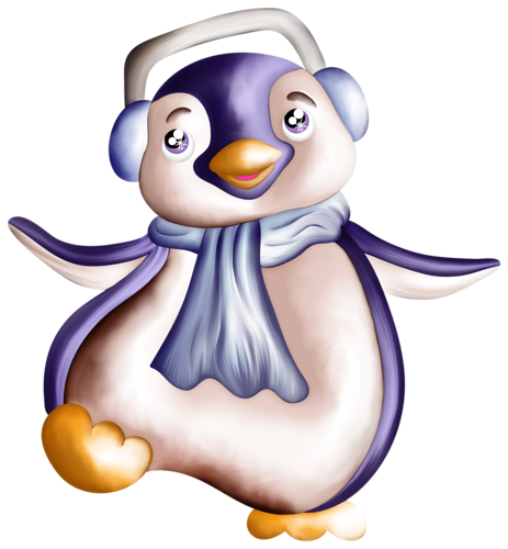 463x500 Enchanted Winter Night Penguin Art, Prints, Wall Art, Cards