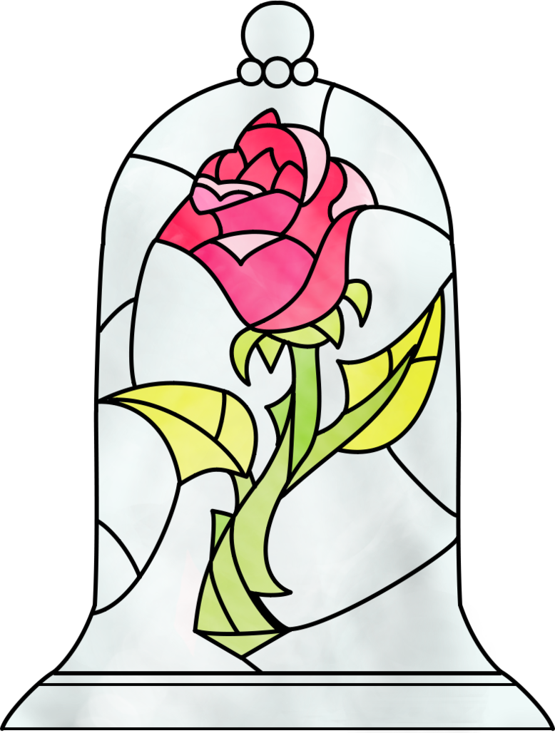 778x1028 Beauty And The Beast Rose By ~dosiguales On Rock Art