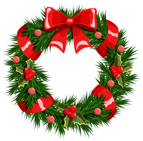 600x593 Transparent Christmas Wreath Png Clipart Narodzenie