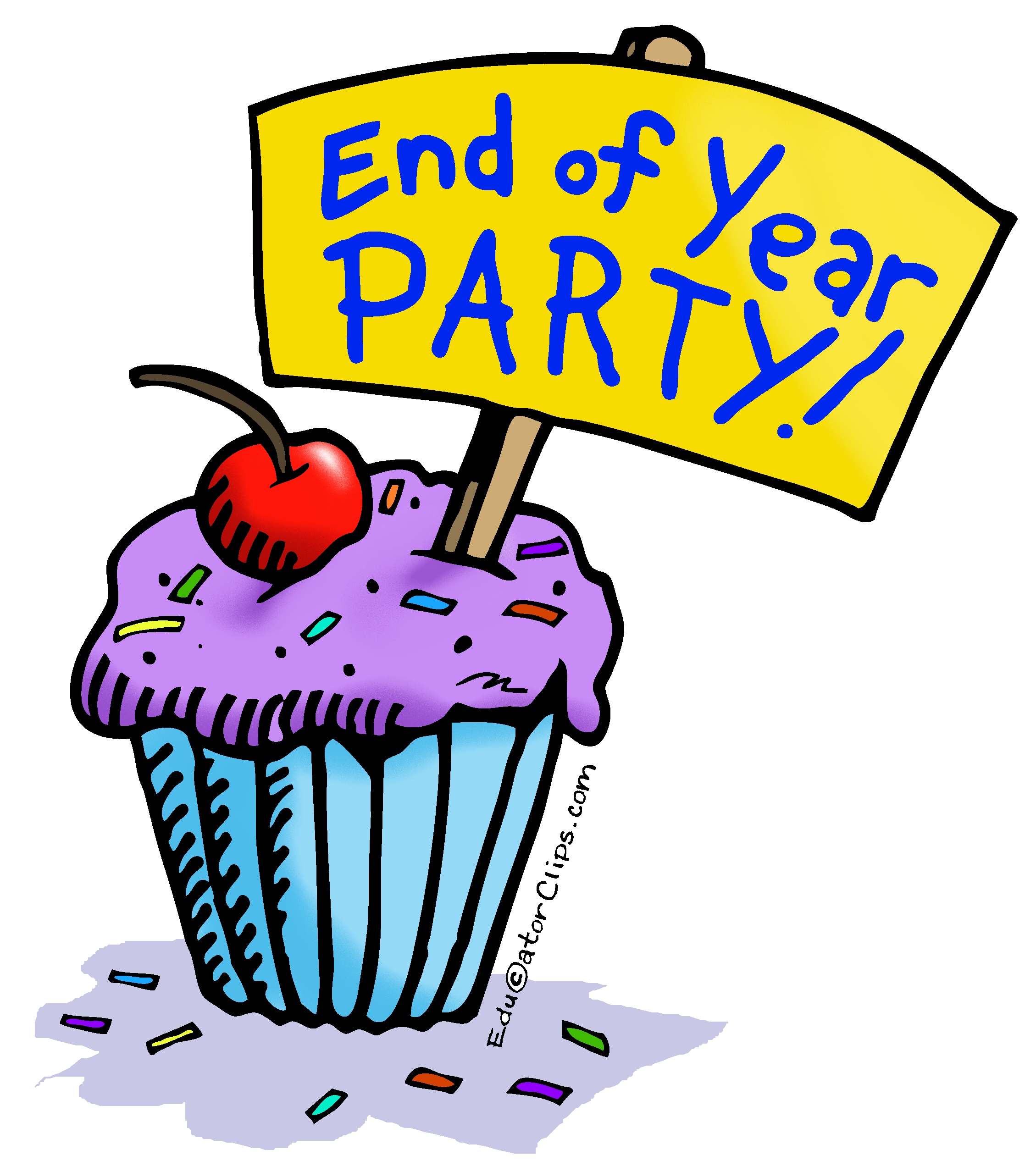 2259x2556 End Of Year Party Clip Art